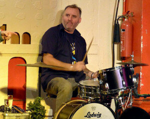 Emile Martyn (plus extinguisher in case drums overheat!)