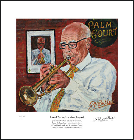 Jazz&Jazz fine art print of Portrait of Lionel