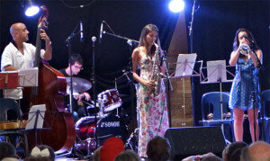 Joan Chamorro, Eva Fernandes and Andrea Motis, Fest Jazz, 2014